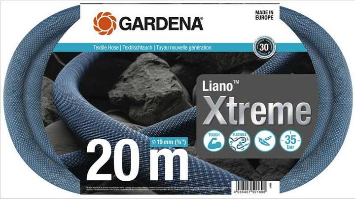 Image du produit Gardena Tuyau textile Liano Xtreme 3/4, kit de 20 m (20 m, 19 mm)