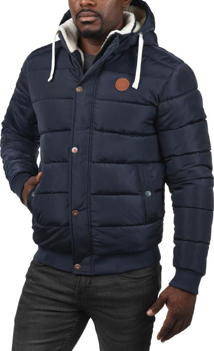 Actual product image Blend Frederico Men's Winter Jacket Outdoor Jacket With Teddy Fleece With Hood (XL)