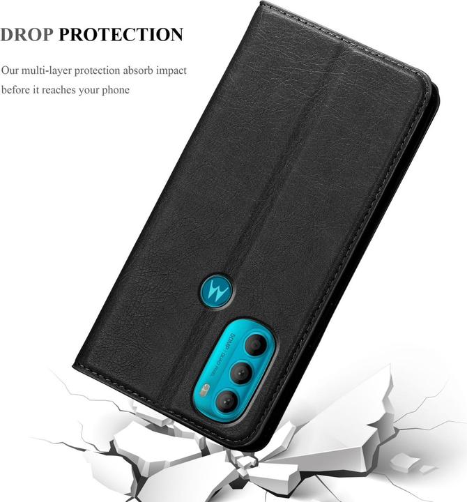 Actual product image Cadorabo Book Invis. Magnet sleeve (Motorola Moto G71 5G)