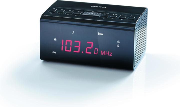 Actual product image Thomson CR50 - Clock - FM - Black - AAA - AC - Battery/Accumulator - 130 mm