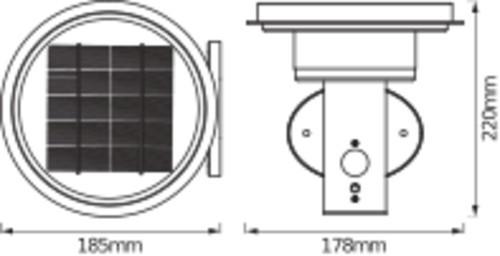 Produktbild Ledvance Endura Style Solar Double Circle (400 lm, IP44)
