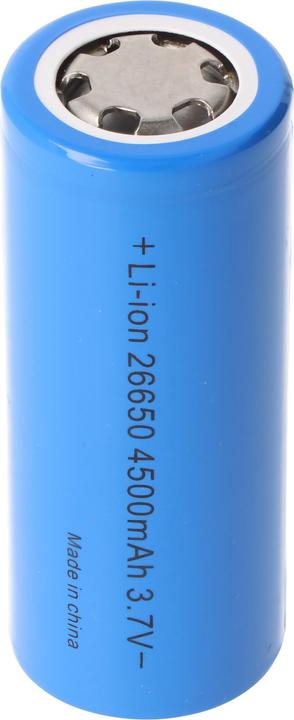 Actual product image AccuCell Battery 26650A max. 15A discharge current (1 pcs., 4500 mAh, Rechargeable battery)