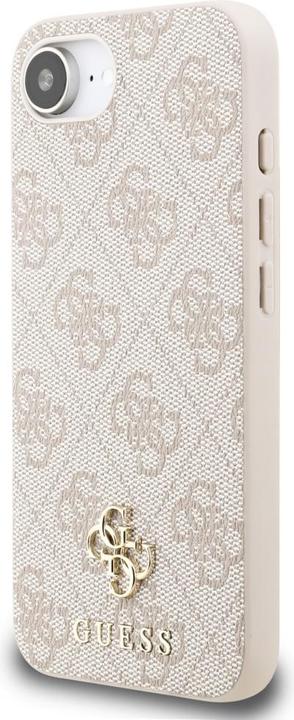 Actual product image Guess HC PU 4G Small 4G Classic Case für Apple iPhone 16e - pink (Apple iPhone 16e)