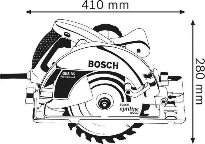 Actual product image Bosch Professional Hand-held circular saw GKS 85, Professional