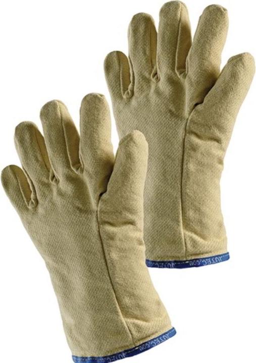 Jutec Hitzeschutzhandschuhe 5-Finger m.Isolation Universalgrösse natur Aramidgewebe (10)