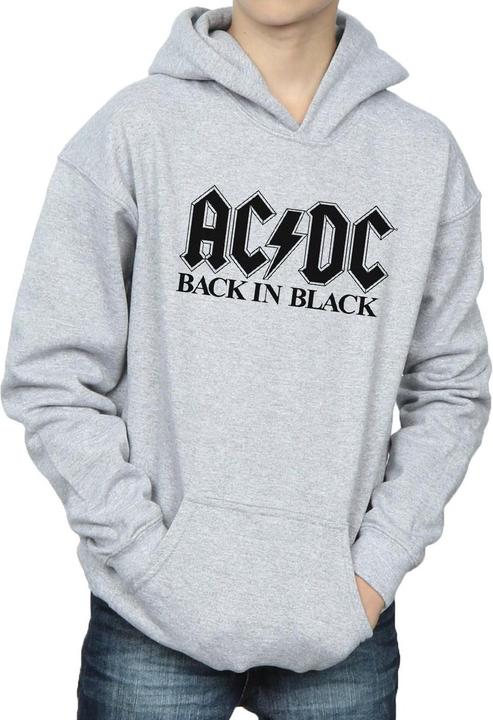 Produktbild AC/DC Back in Black Logo Kapuzenpullover Jungen (116)