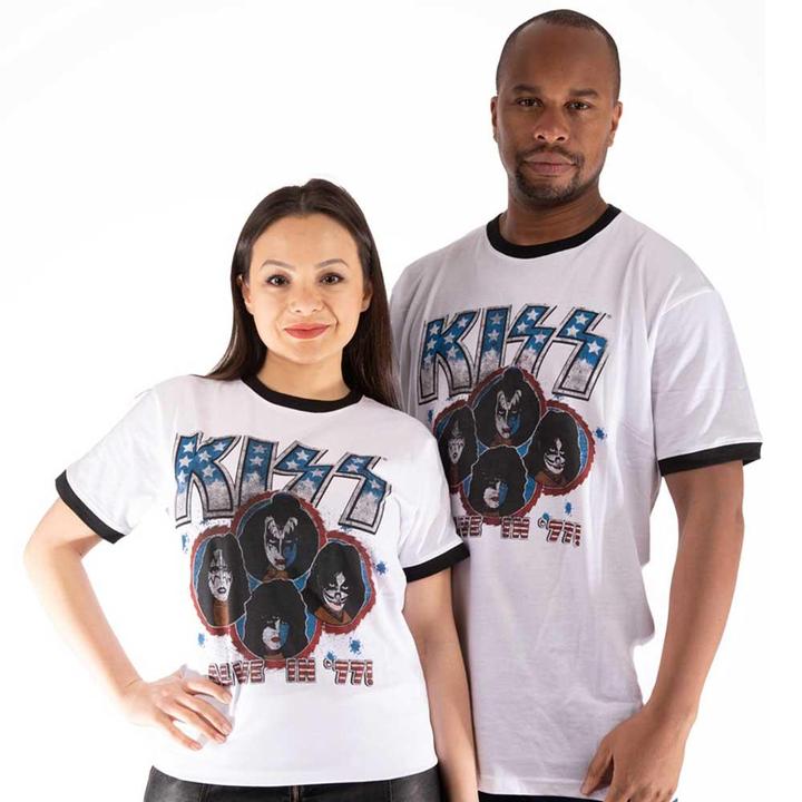 Immagine prodotto KISS Maglietta Unisex Adulti Alive In '77 (M)