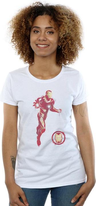 Immagine prodotto Maglietta in cotone da donna/ragazzo Avengers Endgame Painted Iron Man (XL)