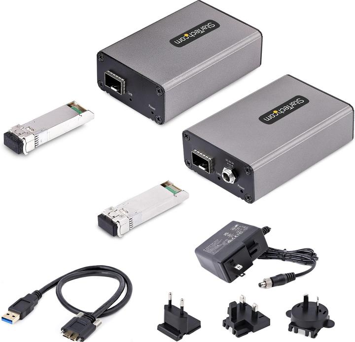 Actual product image StarTech com F35023-USB-EXTENDER, 93 mm, 57 mm, 28 mm, 271 g, 115 mm, 155 mm (USB-A, 2 Ports)
