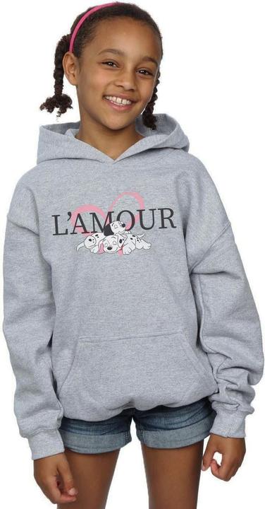 Actual product image Disney Girls 101 Dalmatians L'Amour Hoodie (104)
