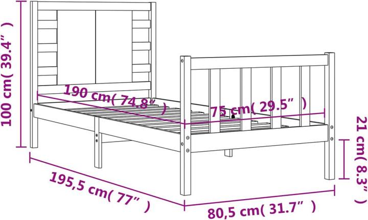 Image du produit VidaXL Sindee (75 x 190 cm)