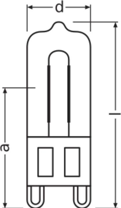 Image du produit Osram ECO Halopin G9 (G9, 35 W, 460 lm, 1 x, G)