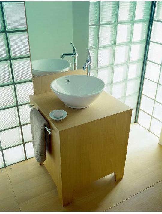 Image du produit Duravit Vasque à poser BACINO avec robinetterie ou lavabo 550x420mm sans robinetterie blanc (420 mm, 550 mm)