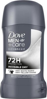 Dove Solid Antiperspirant Men Care Advanced Invisible Dry - 50 Ml (Stick, 50 ml)