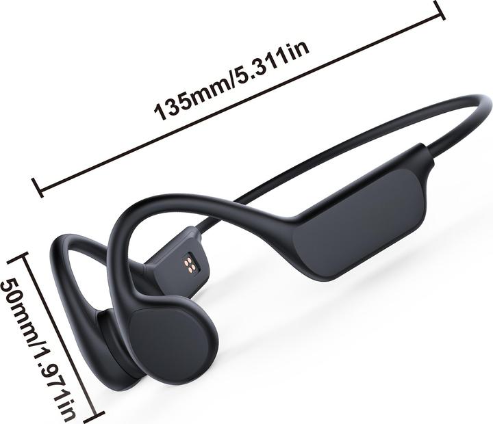 Produktbild PhoneLook Bluetooth 5.4 Wasserdichte kabellose Knochenleitungs-Kopfhörer für Sport und Schwimmen mit 32 GB int (Kabellos)