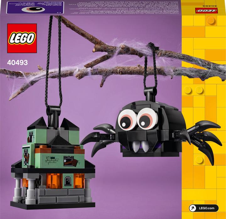 Actual product image LEGO Spider and Haunted House Halloween (40493)
