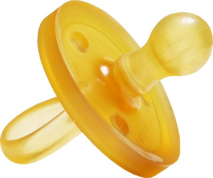 Actual product image Natursutten Organic Soother Round Shield Cherry Shape M 6-12 months (6 - 12 M.)