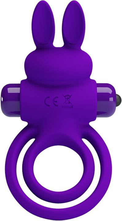 Image du produit Pretty Love Anneau pénien vibrant avec oreilles de lapin (4 cm)