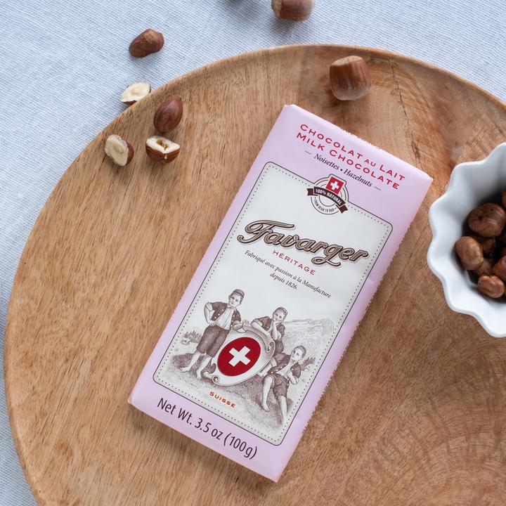 Image du produit Favarger Chocolat au lait avec noisettes (100 g)