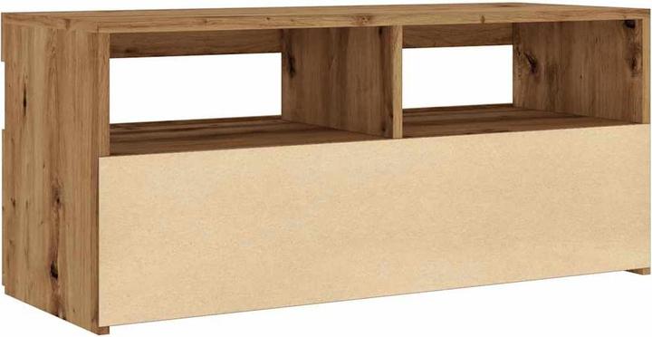 Image du produit VidaXL TV Schrank Lowboard Fernsehschrank Fernsehtisch mit LED Artisan-Eiche (90 x 35 x 40 cm)