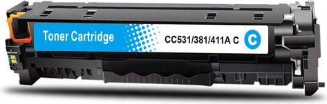 Actual product image Hermex Compatible toner for HP Color LaserJet CM2320nf MFP (C)