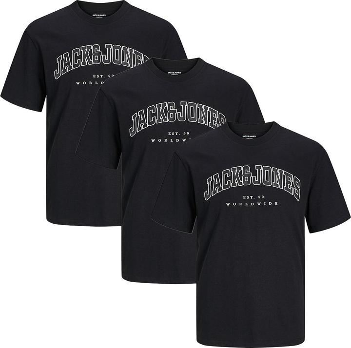 Jack & Jones 3er Pack Caleb Varsity T-Shirt