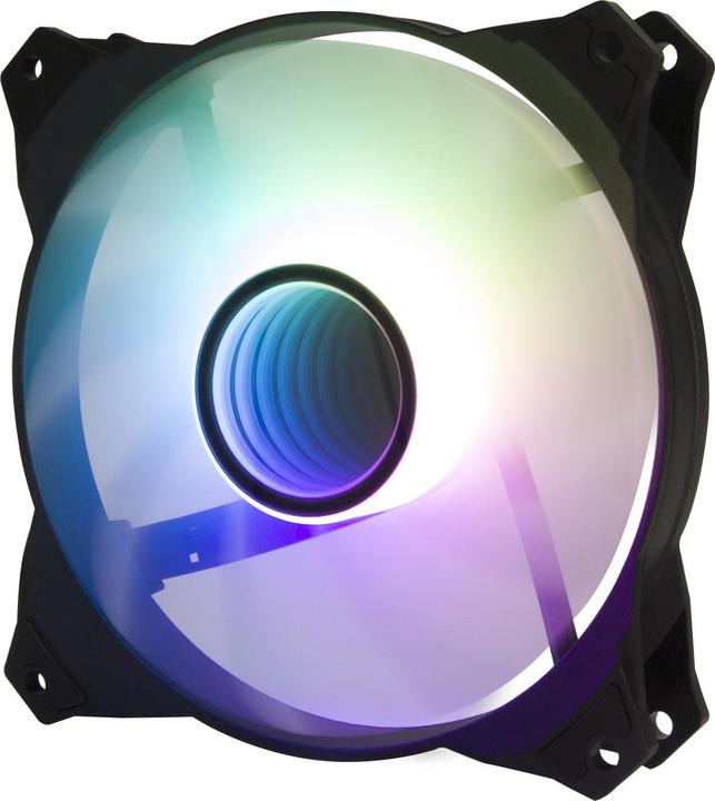 Actual product image Zalman ZM-IF120 Milky aRGB Fan infinity effect 1,200 RPM A 55.2CFM (120 mm, 1 x)