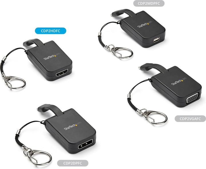 Produktbild StarTech USB Typ-C zu (HDMI, 4.80 cm)