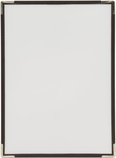Actual product image Securit Menu folder CRYSTAL, A4, for 2 sheets