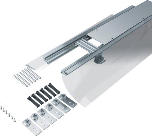 Actual product image Hager TEH BKF150145 Floor duct 2.4 m Foil 150 145-190 dry (240 cm)