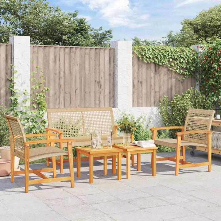 Image du produit VidaXL Ensemble de salon de jardin 5 pièces et