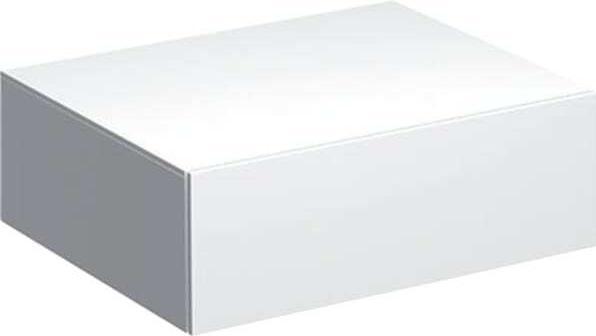 Geberit Seitenschrank Xeno wei hochglanz 1 Auszug 58x20 cm 500507011 (58 x 45 x 20 cm)