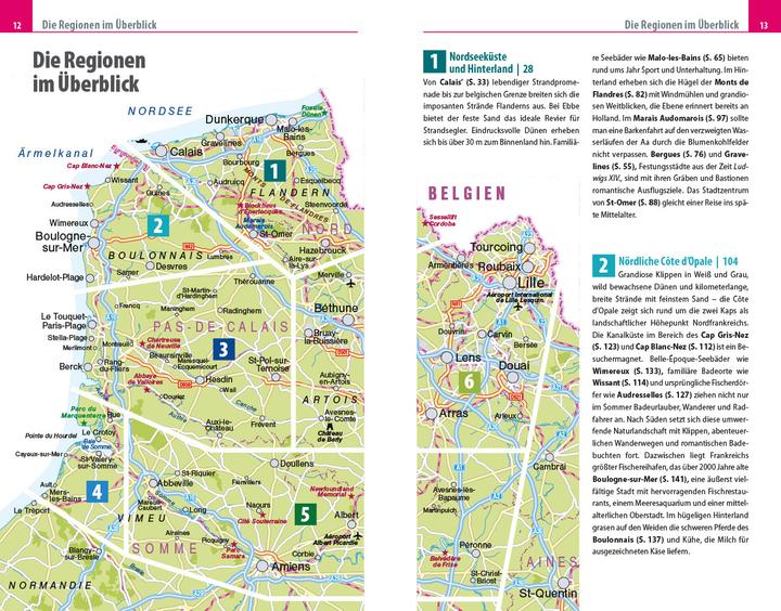 Produktbild Reiseführer Nordfrankreich - Picardie, Côte d'Opale, Calais (Deutsch, Markus Mörsdorf, 2024)