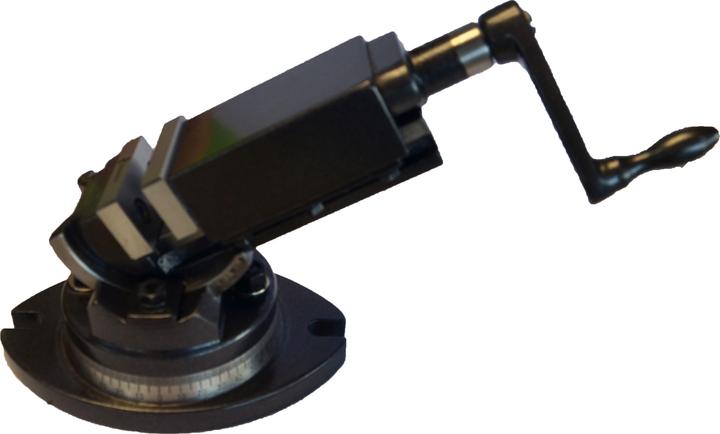 Image du produit Paulimot 2-Achsen Maschinenschraubstock 75 mm Backenbreite 360° drehbar (75 mm)