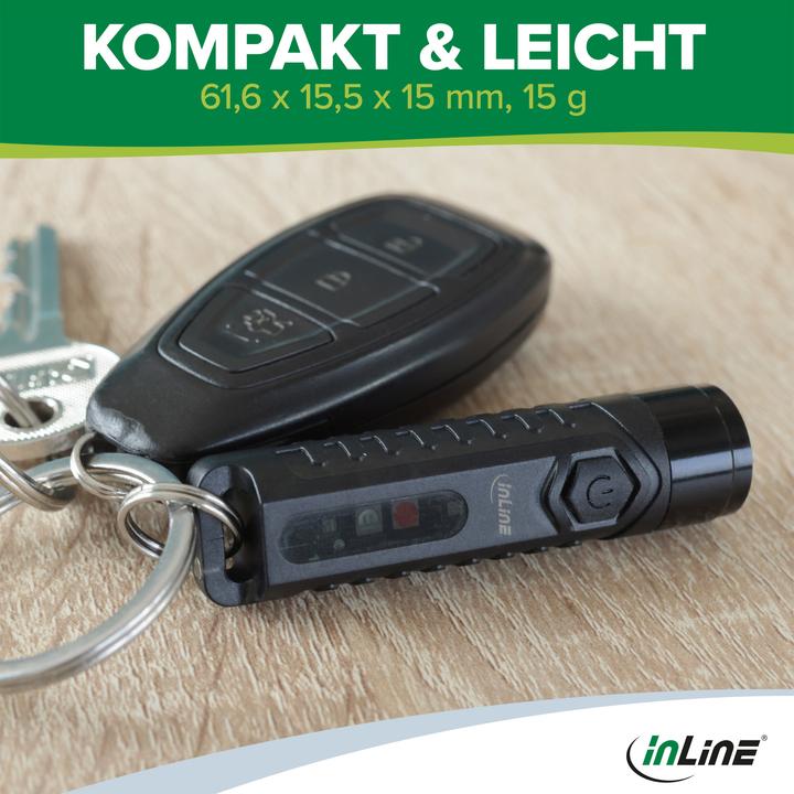 Actual product image InLine ® KeyFinder, smarter Schlüsselanhänger mit LED-Licht, 300mAh, IPX65