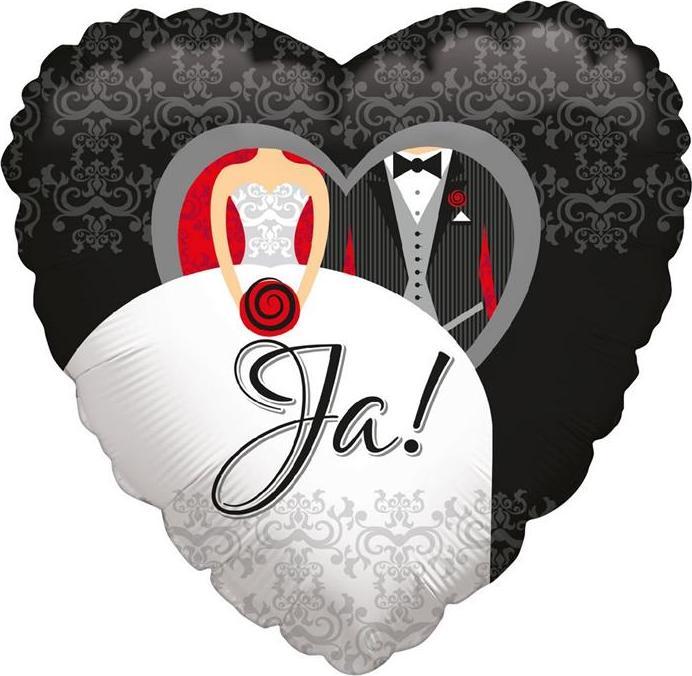 Immagine prodotto Karaloon Palloncino in foil Cuore Coppia di Sposi multicolore