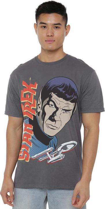 Actual product image Star Trek: The Original Series Mens Spock Vintage T-Shirt (M)