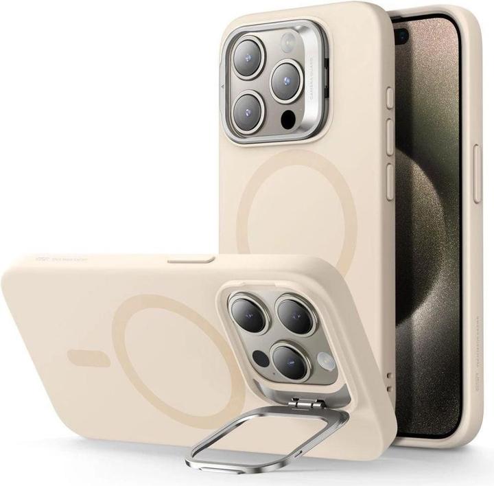 Image du produit ESR Coque Cloud Kickstand Halolock avec MagSafe pour iPhone 15 Pro Max - beige (Apple iPhone 15 Pro Max)