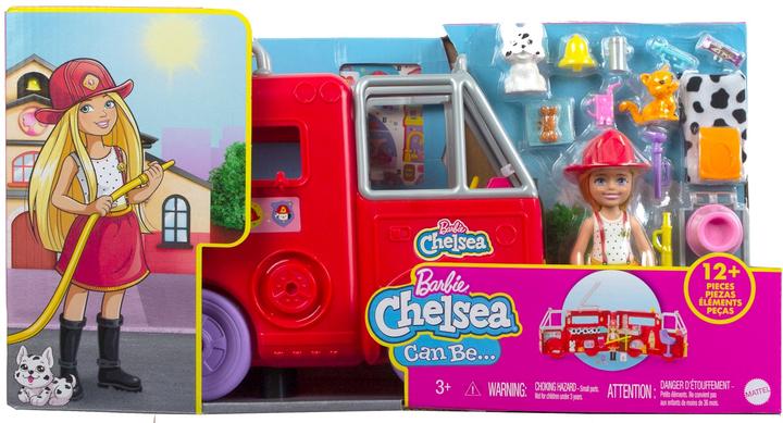 Image du produit Barbie Camion de pompiers Chelsea avec Chelsea