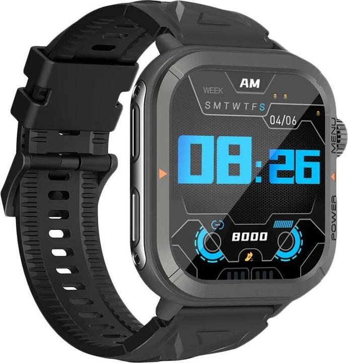 Actual product image Blackview W30 (Connected Watch - 1.91" - Built-in Microphone) Black
