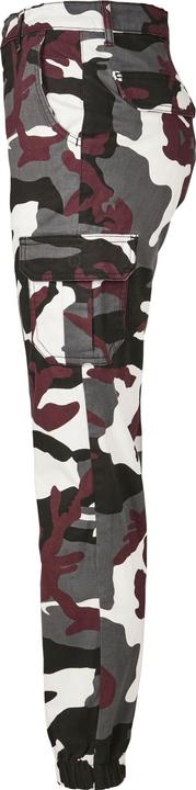 Actual product image Urban Classics Ladies High Waist Camo Cargo Pants (28)