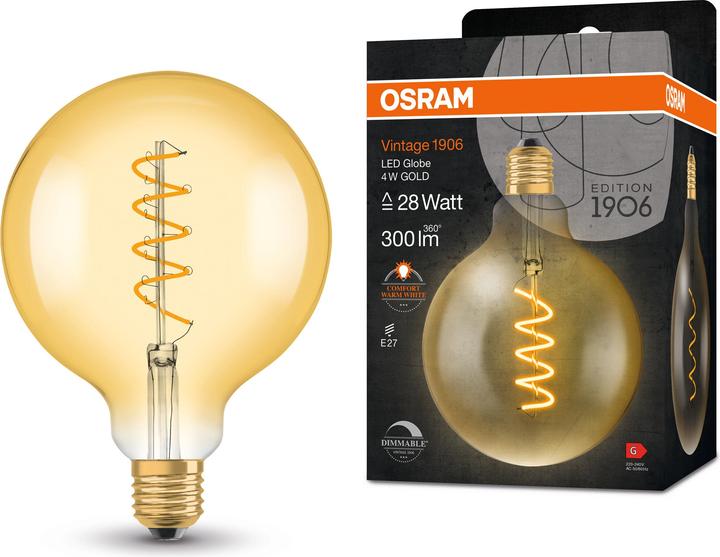 Immagine prodotto Osram annata 1906 (E27, 4.50 W, 250 lm, 1 x, G)