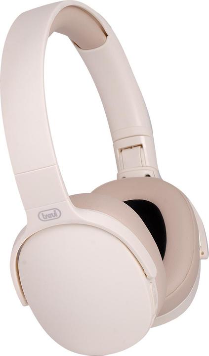 Produktbild Trevi DJ 12E45 BT Kabelgebundenes und schnurloses Headset A Pavilion Musik und Bluetooth-Anrufe Creme (7 h, Kabelgebunden)