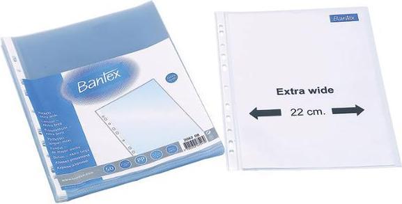 Produktbild Bantex Chartek, mit Löchern, a4+, 100 µm, Packung mit 50 Stück