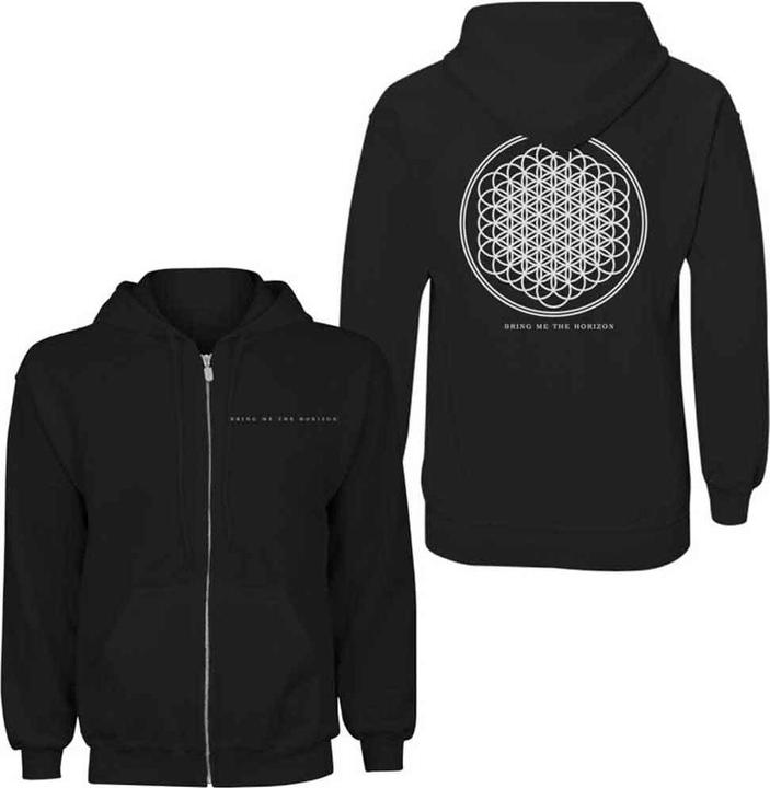 Produktbild Bring Me The Horizon Flower of Life Back Print (Zipper-Hoodie) (L)