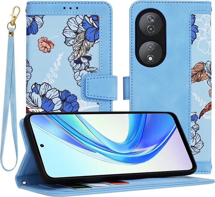 Actual product image Techsuit - FlipCraft - Honor X7b / X7b 5G / 90 SMART - Vibrant Blue (Honor 90 Smart, Honor X7)