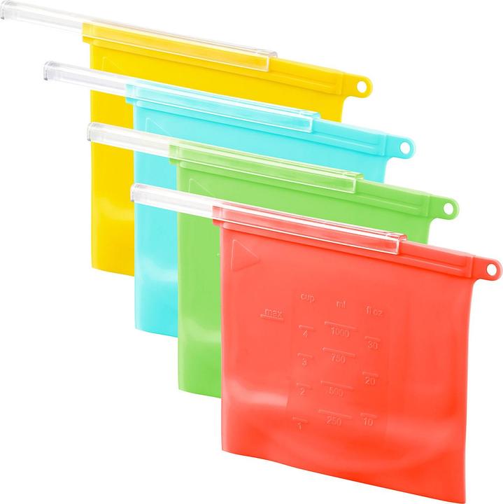 Image du produit Rosenstein & Söhne Lot de 8 sacs alimentaires en silicone (8 x)