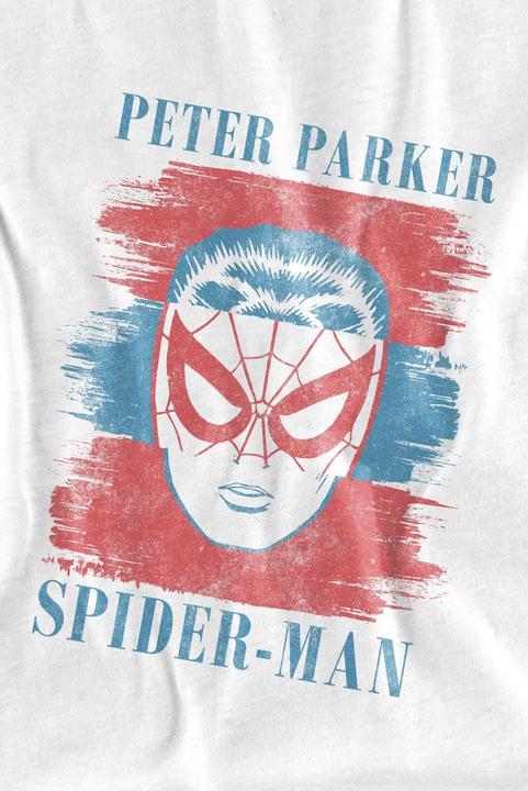 Actual product image Spiderman Mens Peter Parker Striped T-Shirt (M)