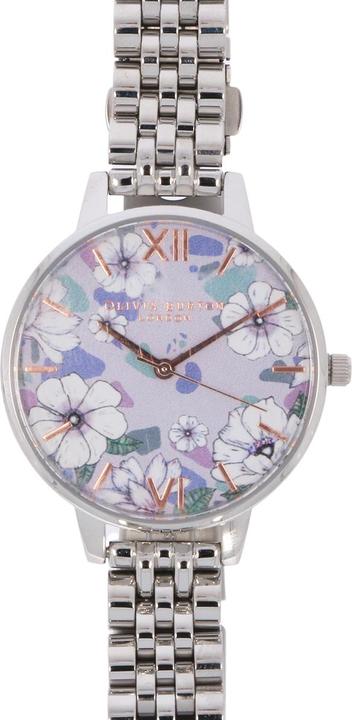 Olivia Burton Orologio da donna Groovy Blooms OB16AN05 (Orologio da polso analogico, 34 mm)