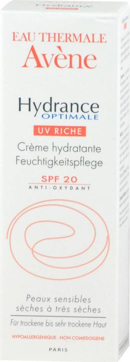 Actual product image Avène Hydrance Optimal Cream UV rich (40 ml)